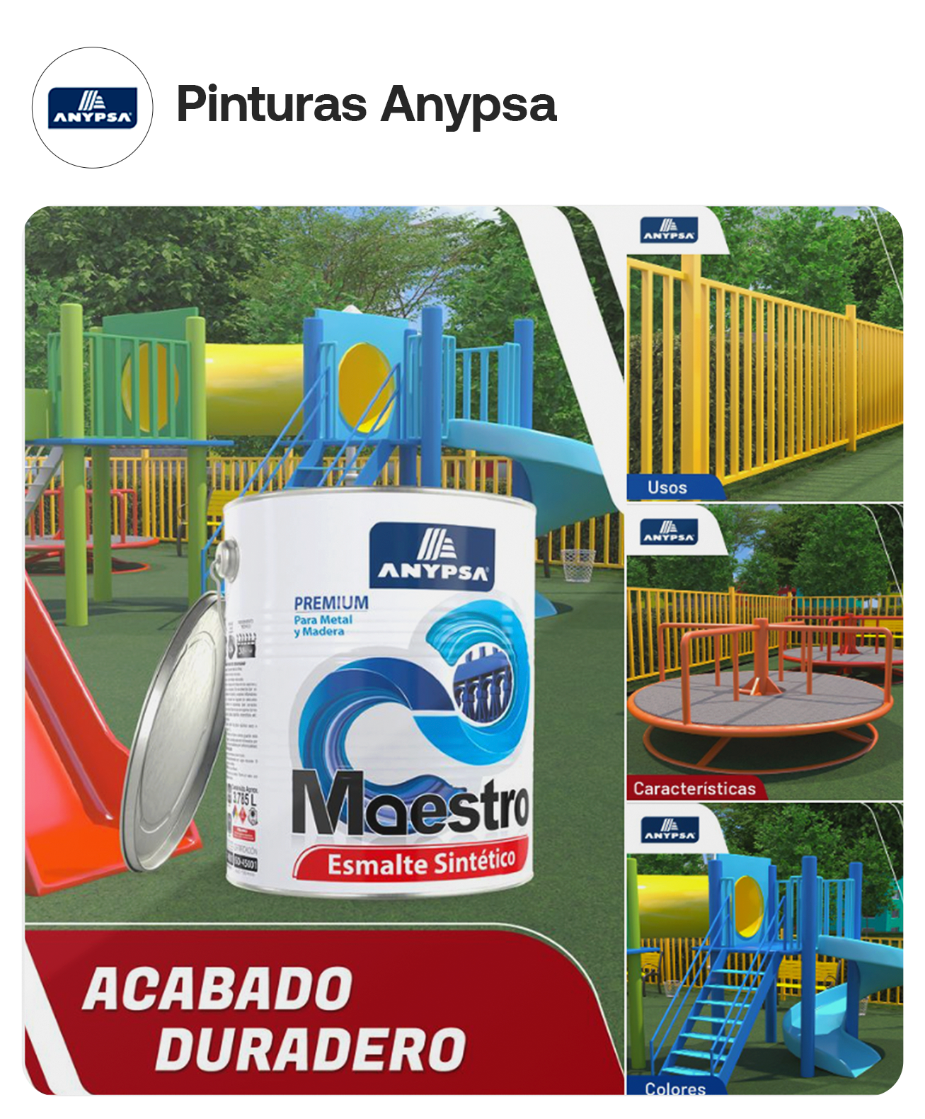 Pinturas Anypsa — Post 2