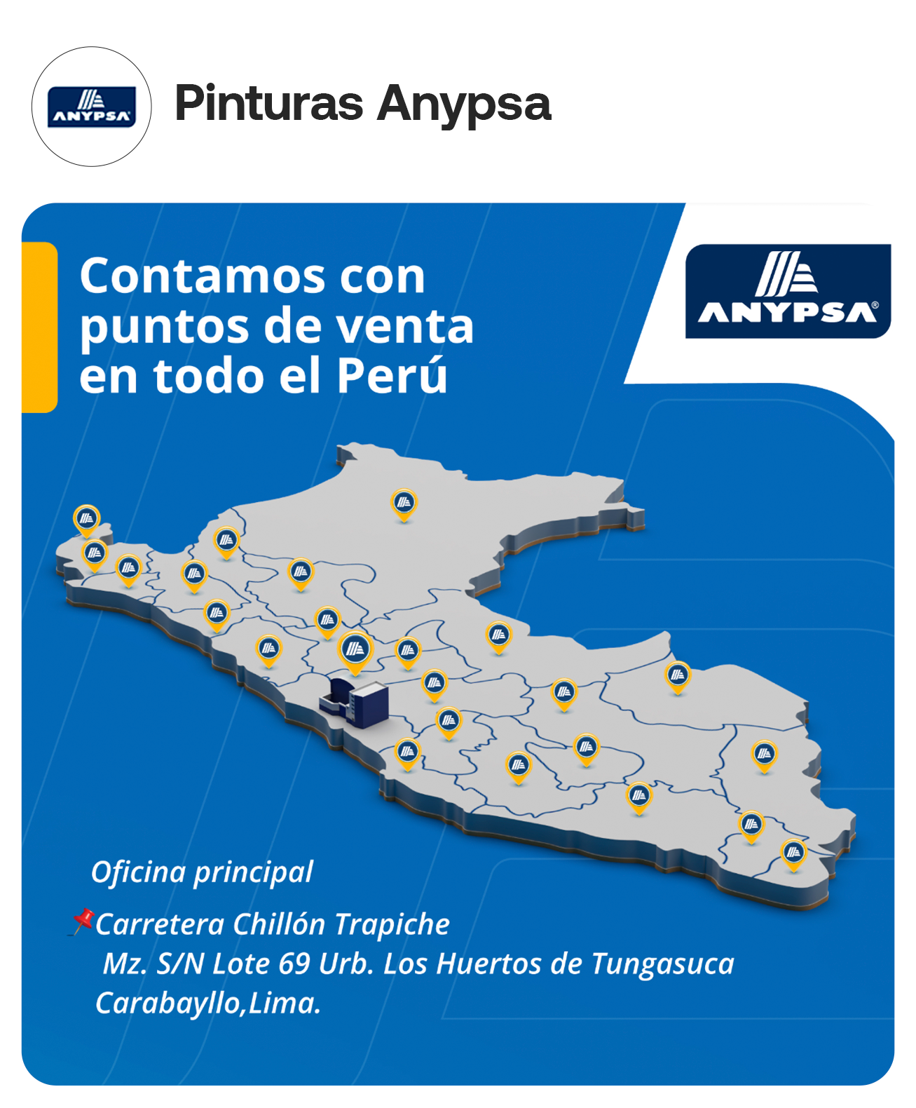Pinturas Anypsa — Post 1
