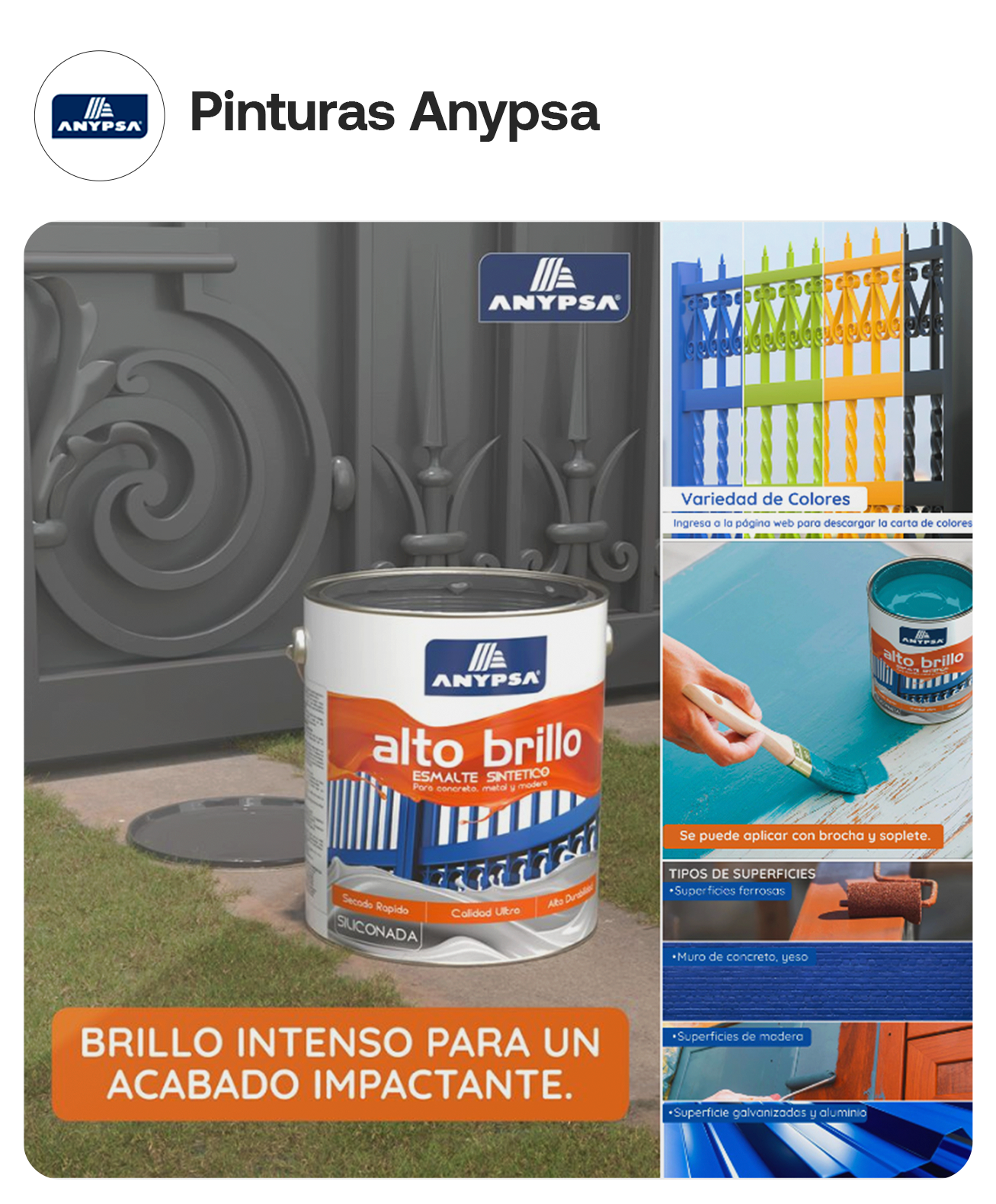 Pinturas Anypsa — Post 3